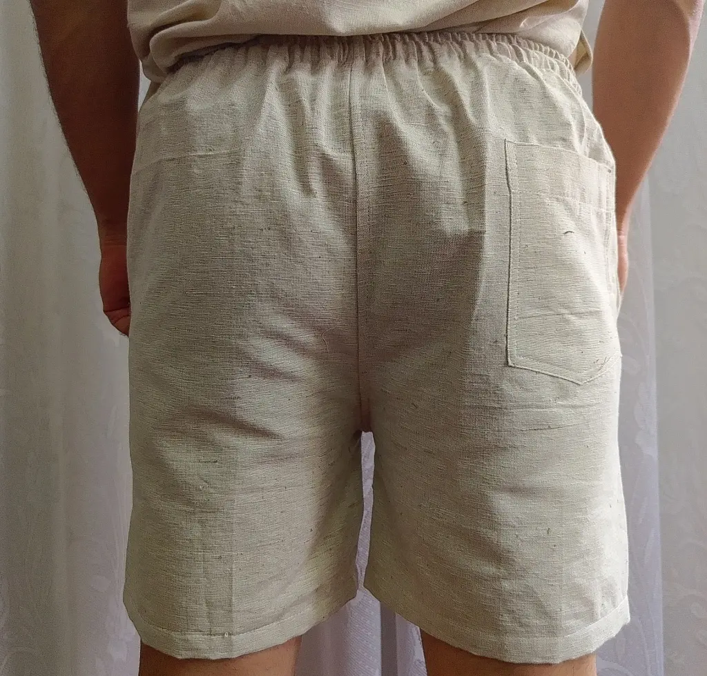 78. Hemp-80 cotton-20 Shorts  Half pant men (3).webp