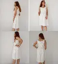 48 Linen White sleeveless medium skirt with flexible chest (5).webp