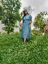 016 hemp cotton blue green long dress (5).webp