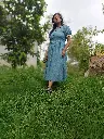 016 hemp cotton blue green long dress (3).webp