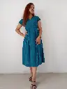 070 Cotton plain blue wrapper medium dress (21).webp