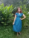 070 Cotton plain blue wrapper medium dress (32).webp