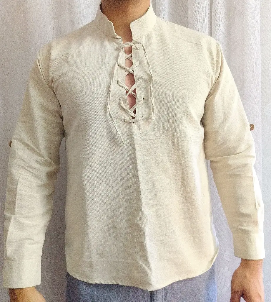 Hemp cotton men's kurta top