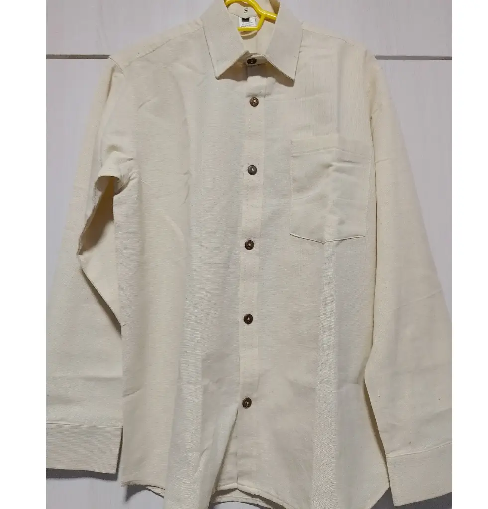 Hemp cotton men's shirt