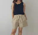 Hemp cotton shorts for women