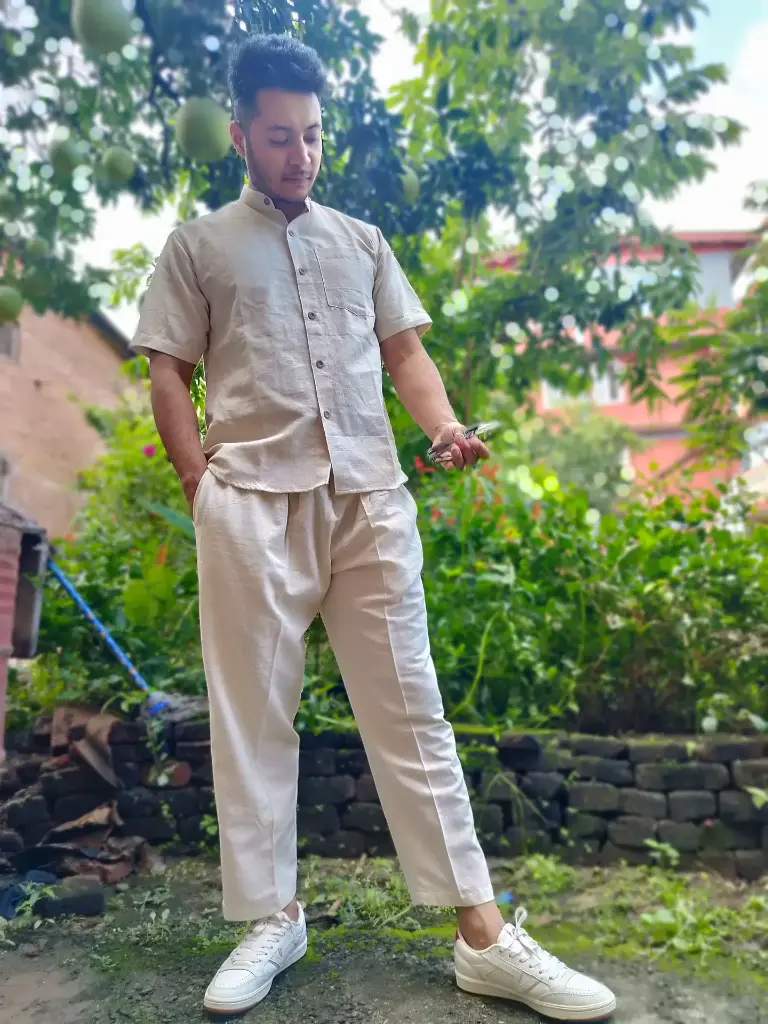 Hemp cotton unisex trouser