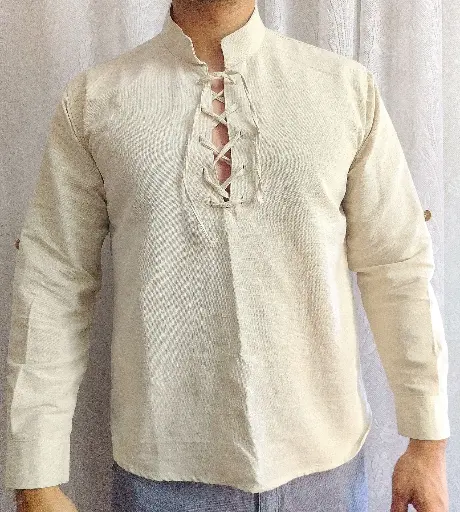 Hemp cotton men's kurta top